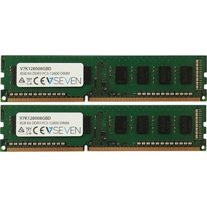 Modulo Memoria V7 V7K128008GBD per Desktop PC - 8 GB (2 x 4GB) - DDR3-1600/PC3-12800 DDR3 SDRAM - 1600 MHz Rango singolo M