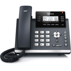 Yealink T42S IP Phone - Wall Mountable - VoIP - 2 x Network (RJ-45) - PoE Ports