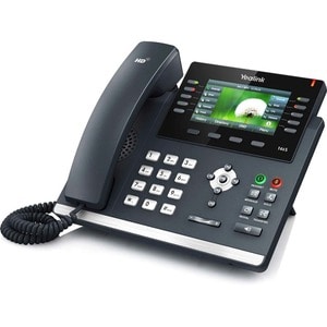 Yealink T46S IP Phone - Wall Mountable - VoIP - 2 x Network (RJ-45) - PoE Ports