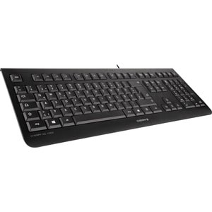 CHERRY KC 1000 Keyboard - Cable Connectivity - USB Interface - Black - LPK Keyswitch Calculator, Email, Browser, Sleep Hot