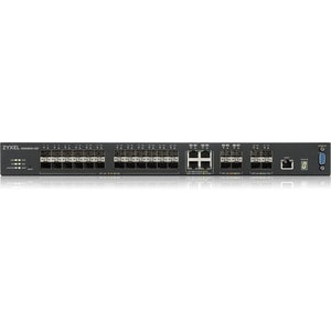 ZYXEL XGS4600-32F-DC 24-port Gigabit SFP L3 Managed Aggregation Switch with 4 SFP+ 10G Uplinks and 4 10G Combo (SFP+/RJ-45