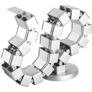 StarTech.com Kabelbündler - Silber - 1 Stück Paket - Kabelmanager - 129,5 mm Länge - Plastik, Stahl