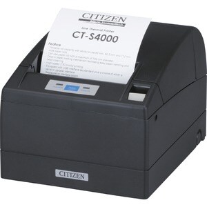 Citizen CT-S4000 Direct Thermal Printer - Two-color - Receipt Print - USB - Serial - 104 mm (4.09") Print Width - 150 mm/s
