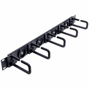 StarTech.com 1HE Server Rack Kabelmanagement Panel - Kabelmanager - Kabelmanagement-Panel - 1U Rack Height x 19" Panel Wid