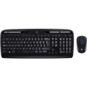 Logitech Wireless Combo MK330 Keyboard & Mouse - Danish, Finnish, Swedish, Norwegian - USB Wireless RF 2.40 GHz Keyboard -