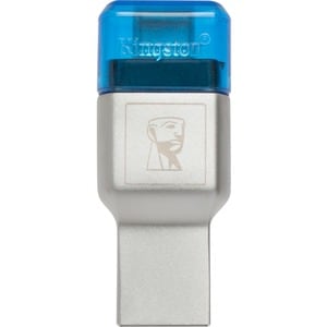 Kingston Dual Interface microSD Reader - microSD, microSDHC, microSDXC, TransFlash - USB Type C, USB Type AExternal