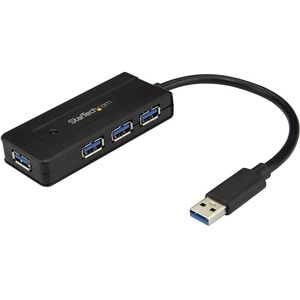 StarTech.com 4 Port USB 3.0 Hub - mit Ladeanschluss - inkl. Netzteil - USB Port Erweiterung - 4 Total USB Port(s) - 3 USB 