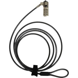Câble de verrouillage Port Connect Pour Ordinateur Portable, Ordinateur de bureau, Moniteur, Ordinateur, Projecteur - 2 m 
