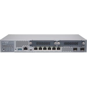 Juniper SRX320 Router - 6 Ports - PoE Ports - Management Port - 4.0 - Gigabit Ethernet - Desktop - 1 Year