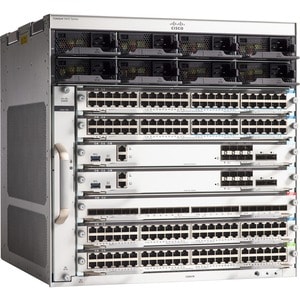 Cisco Catalyst 9400 C9407R Manageable Switch Chassis - 3 Layer Supported - Modular - 10U - Rack-mountable