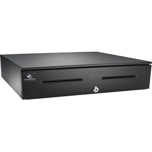 apg Series 4000 1816 Cash Drawer - 4 Bill - 8 Coin - 2 Media Slot - Printer Driven - Steel, Stainless Steel - Black - 107 