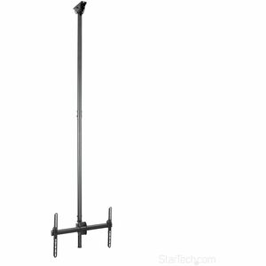 StarTech.com FPCEILPTBLP Deckenhalterung für Flachbildschirm - Schwarz - Höhenverstellbar - 1 Unterstützte(r) Display(s)Bi