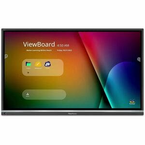 ViewSonic IFP5550 55 Inch ViewBoard 4K Interactive Flat Panel Display with 20-Point Touch, Integrated Microphone and HDMI,