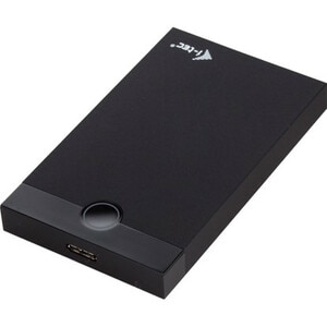 i-tec MySafe Drive Enclosure - USB 3.0 Host Interface External - Black - 1 x Total Bay - 1 x 2.5" Bay