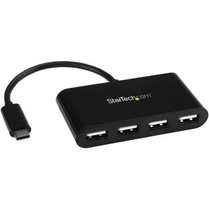 StarTech.com 4-Port USB-C Hub - Mini Hub - USB-C to 4x USB-A - USB 2.0. Host interface: USB 2.0 Type-C, Hub interfaces: US