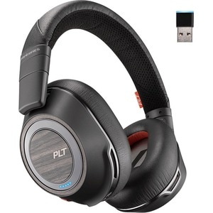 Cuffie Plantronics Voyager 8200 UC Con cavo/wireless Over-the-head Stereo - Nero - Binaural - Circumaurale - 3000 cm - Blu
