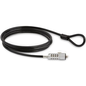 StarTech.com Laptop Combination Lock - Security Lock - Computer Lock - 4-Digit Combination - Resettable - 6 Ft Vinyl-Coate