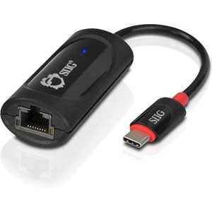 SIIG USB-C to Gigabit Ethernet Adapter - USB 3.0 - USB 3.0 Type C - 1 Port(s) - 1 - Twisted Pair - 10/100/1000Base-T - Por