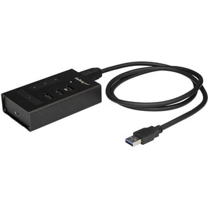 StarTech.com 4 Port USB 3.0 Hub - 1x USB-C & 3x USB-A - Mountable Metal USB Type-A Hub - 5Gbps USB 3.2 Gen 1 - Self Powere