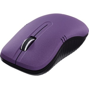 Verbatim Wireless Notebook Optical Mouse, Commuter Series - Matte Purple - Optical - Wireless - Matte Purple - 3 Button(s)
