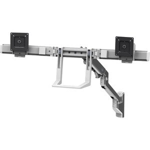 Ergotron Mounting Arm for Monitor, TV - Polished Aluminum - 2 Display(s) Supported - 81.3 cm (32") Screen Support - 7.94 k
