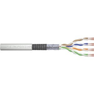 Digitus CAT 5e SF/UTP Twisted Pair Roh-Patchkabel. Kabellänge: 100 m, Kabelstandard: Cat5e, Kabelschirmung: SF/UTP (S-FTP)