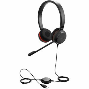 Jabra EVOLVE 20SE MS Stereo Kabel Kopfbügel Stereo Headset - Schwarz - Binaural - Ohraufliegend - 150 Hz bis 7 kHz Frequen