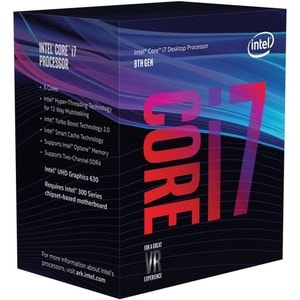 Intel Core i7 i7-8700 Hexa-core (6 Core) 3.20 GHz Processor - OEM Pack - 12 MB L3 Cache - 64-bit Processing - 4.30 GHz Ove