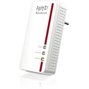 FRITZ! 1260E Powerline Netzwerkadapter - 1 - 1 x Netzwerk (RJ-45) - 1200 Mbit/s Stromleitung - Wireless LAN - IEEE 802.11a