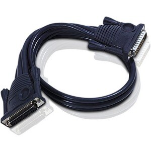 ATEN 2L-1705 5 m Video Cable - First End: 1 x 25-pin DB-25 - Male - Second End: 1 x 25-pin DB-25 - Female - Shielding