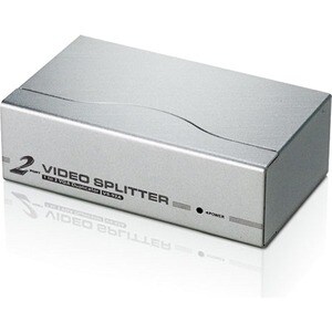 ATEN VS92A Signal Splitter - Metal - 1920 x 1440 - 350 MHz Maximum Video Bandwidth - 30 m Maximum Operating Distance - VGA