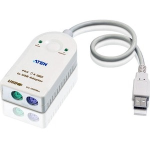 ATEN UC100KMA 30 cm Data Transfer Cable for Switch - 1 - First End: 2 x Mini-DIN (PS/2) - Female - Second End: 1 x USB Typ