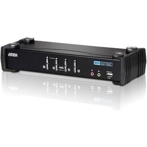 ATEN CubiQ CS1764A KVM Switchbox - 4 Computer(s) - 1 Local User(s) - 1920 x 1200 - 8 x USB - 5 x DVI