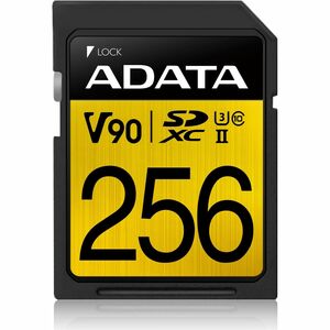 Adata Premier ONE 256 GB Class 10/UHS-II (U3) V90 SDXC - 290 MB/s Read - 260 MB/s Write - Lifetime Warranty