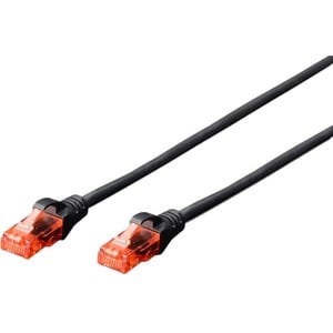 Digitus CAT 6 U/UTP patch cord - LSZH. Cable length: 0.5 m, Cable standard: Cat6, Cable shielding: U/UTP (UTP), Connector 
