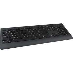 Lenovo Professional Keyboard - Wireless Connectivity - USB Interface - Hungarian - Black - RF - Tablet, Desktop Computer, 