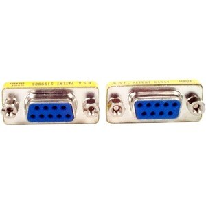 StarTech.com Slimline DB9 Serial Gender Changer - F/F - 1 x 9-pin DB-9 Female - 1 x 9-pin DB-9 Female