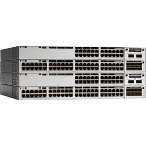 Commutateur Ethernet Cisco Catalyst 9300 C9300-24T 24 Ports Gérable - 2 Couche supportée - Paire torsadée