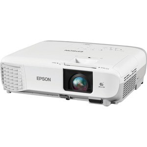 Epson PowerLite W39 LCD Projector - 16:10 - 1280 x 800 - Front, Rear, Ceiling - 6000 Hour Normal Mode - 12000 Hour Economy