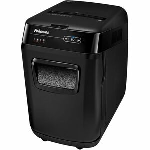 Fellowes AutoMax™ 200M Micro-Cut Auto Feed 2-in-1 Office Paper Shredder with Auto Feed 200-Sheet Capacity - Non-continuous