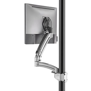 Chief Kontour K1P120SXRH Pole Mount for Monitor, All-in-One Computer - Silver - TAA Compliant - 1 Display(s) Supported - 3