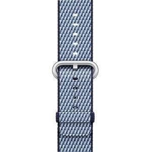 38MM MIDNIGHT BLUE CHECK WOVEN NYLON