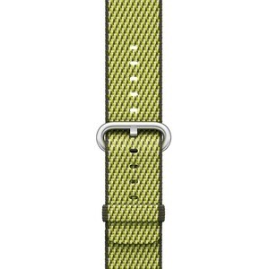 42MM DARK OLIVE CHECK WOVEN NYLON