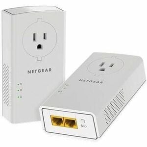 Adaptateur de réseau powerLine - Netgear PLP2000 - 2 - 2 x Réseau (RJ-45) - 2000 Mbit/s PowerLine - 500 m² Couverture de l