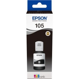 Epson 105 Ink Refill Kit - Black - Inkjet - 140 mL - Ultra High Yield - 1 / Pack