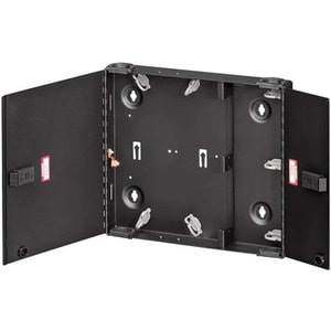 Leviton 5WSML-02C Wall Mount for Splice Tray, Adapter Plate, Cable, Fiber Optic Enclosure - Steel, Fiber
