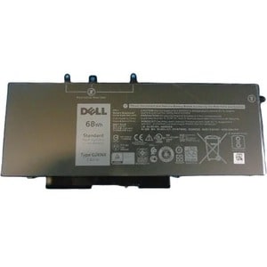 Dell 68 WHr 4-Cell Primary Lithium-Ion Battery - For Notebook - Battery Rechargeable - 8800 mAh - 7.6 V DC - 1