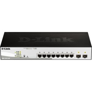 Switch Ethernet D-Link DGS-1210 DGS-1210-10MP 8 Porte Gestibile - Gigabit Ethernet - 1000Base-T, 1000Base-X - 3 Layer supp