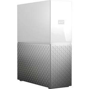 Sistema di archiviazione NAS WD My Cloud Home WDBVXC0080HWT-EESN - 1 x Vani totali - 8 TB HDD Desktop - 1 x HDD installato