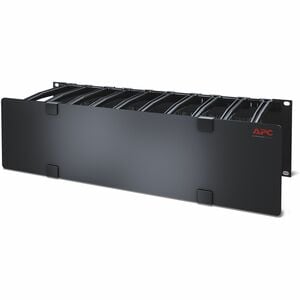 APC by Schneider Electric AR8605 Cable Organizer - Black - 1 Each Pack - TAA Compliant - Cable Manager - 3U Rack Height